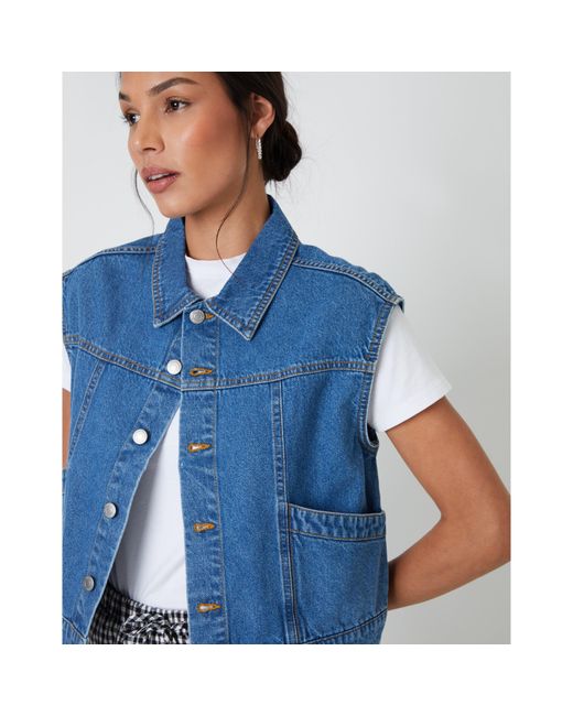 Threadbare Blue Lucky Denim Structured Fit Jacket
