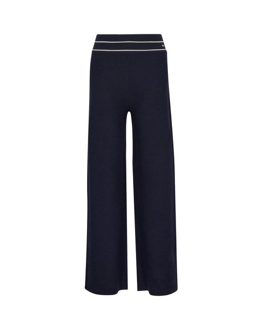 Barbour Blue Knitted Maisy Trousers
