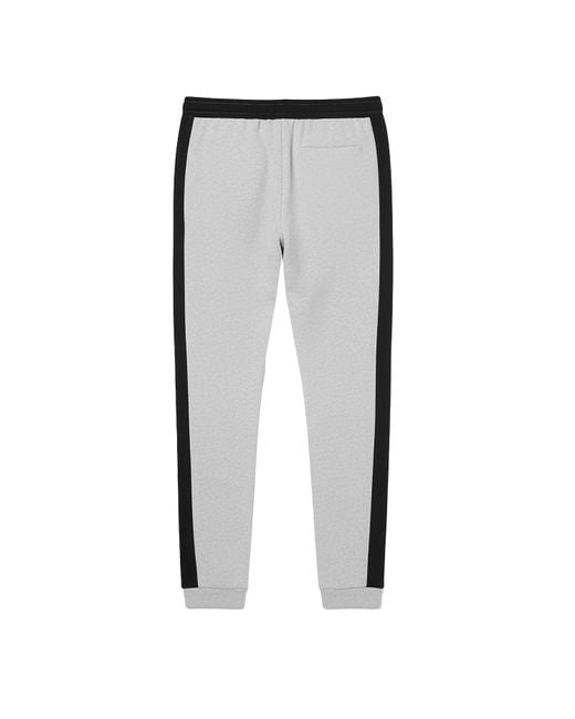 Lacoste Gray Tapered Colour Block Sweatpants for men