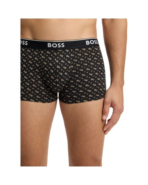 Boss Black Bodywear 3-Pack Boxer Shorts With Logo Detail for men
