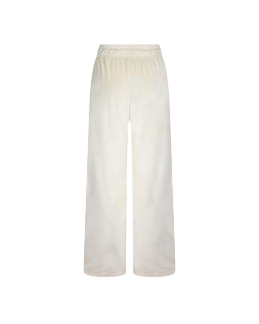 Nike White Velour Pants
