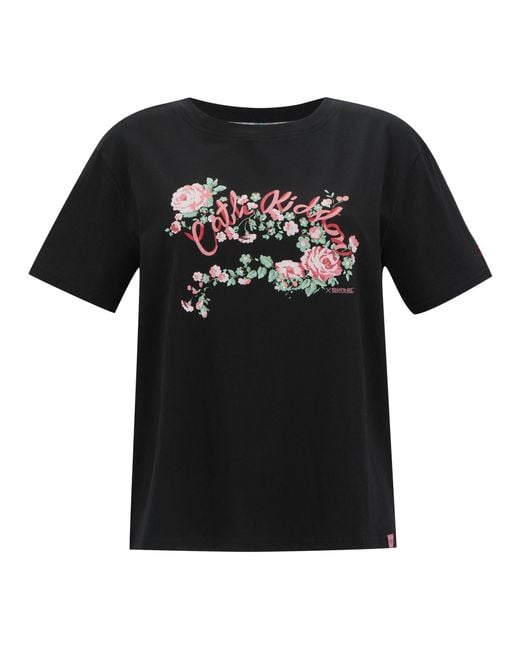 Regatta Black Cath Kidston Oversized T-Shirt