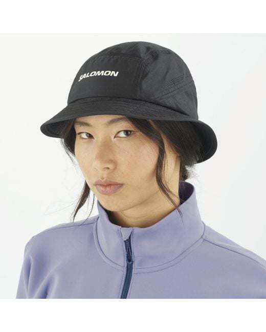 Salomon Black Shakeout Bucket Hat