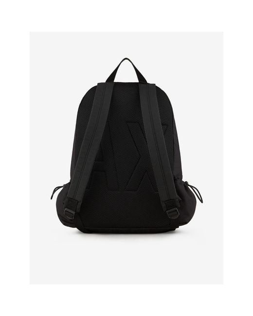 ARMANI EXCHANGE Black Backpack for men