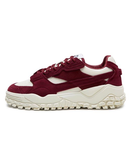 Ellesse Red Luxe Classic Low-Top Trainers for men