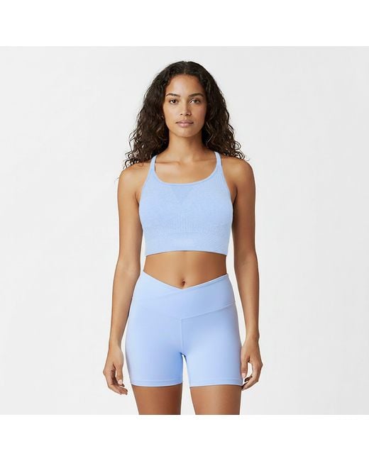 Usa Pro Blue Up Seamless Adjustable Sports Bra