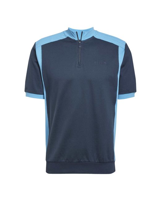 Adidas Blue Cycling Long Sleeve T-Shirt for men