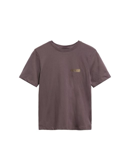 Barbour Purple B.Int Colletta Ss T Ld64