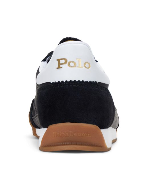 Polo Ralph Lauren Black Hester Low-Top Trainers for men