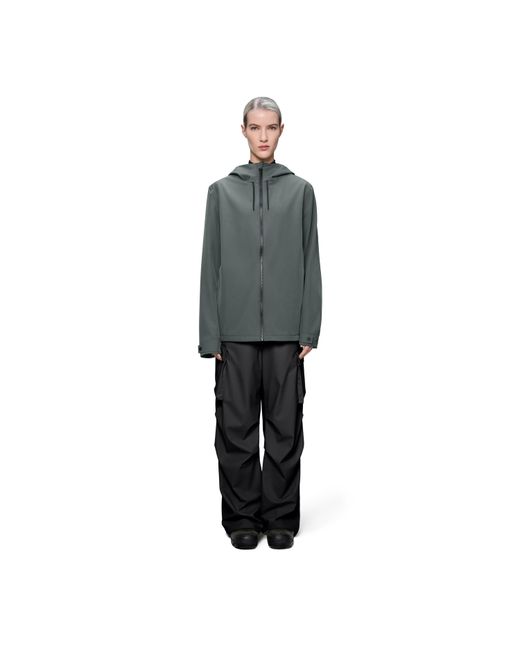 Rains Gray Suva Softshell Waterproof Jacket
