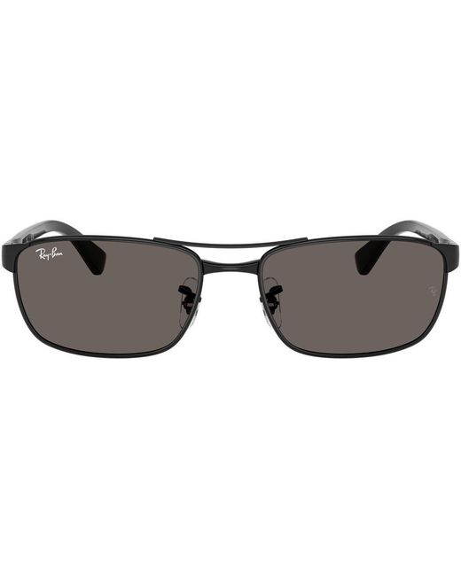 Ray-Ban Gray 0Rb3778 Oval Sunglasses