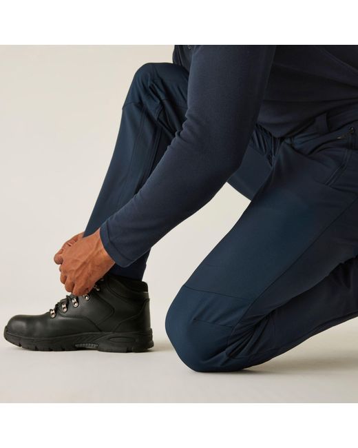 Regatta Blue Prolite Softshell Stretch Trousers for men