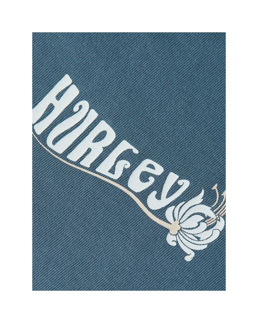 Hurley Blue Graphic T-Shirt for men