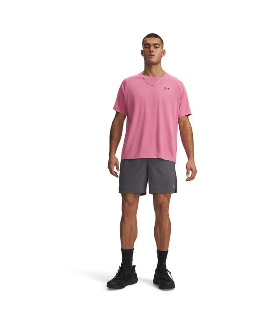 Under Armour Blue Ua Vanish Woven 6In Shorts for men
