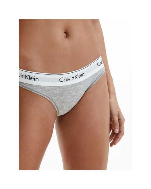 Calvin Klein Gray Modern Cotton Brief