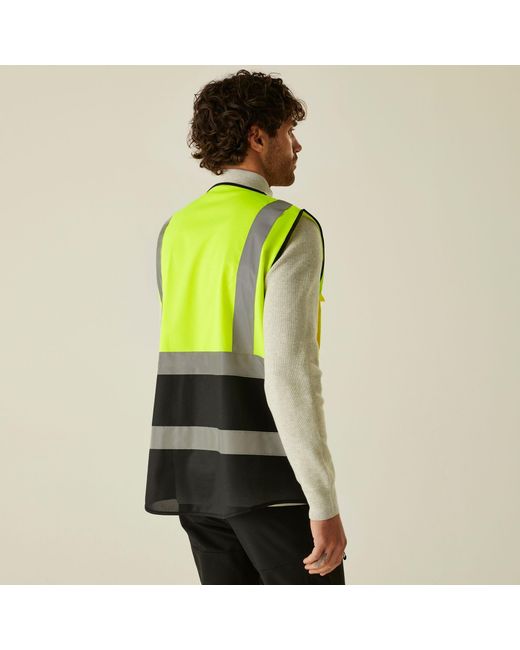 Regatta Green Pro Hi-Vis Executive Vest for men