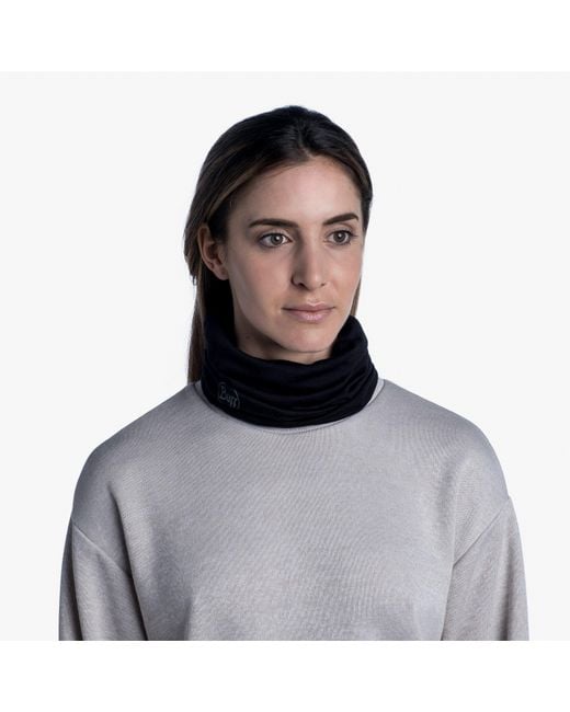 Buff Black Merino Lightweight Neckwear Adults