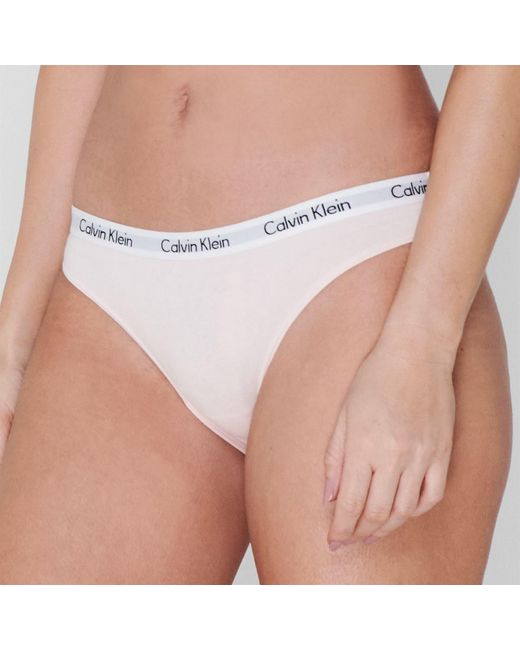 Calvin Klein White Carousel Bikini Bottoms