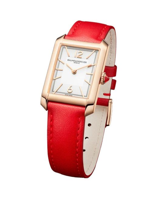 Baume & Mercier Red Hampton Wrist Watch