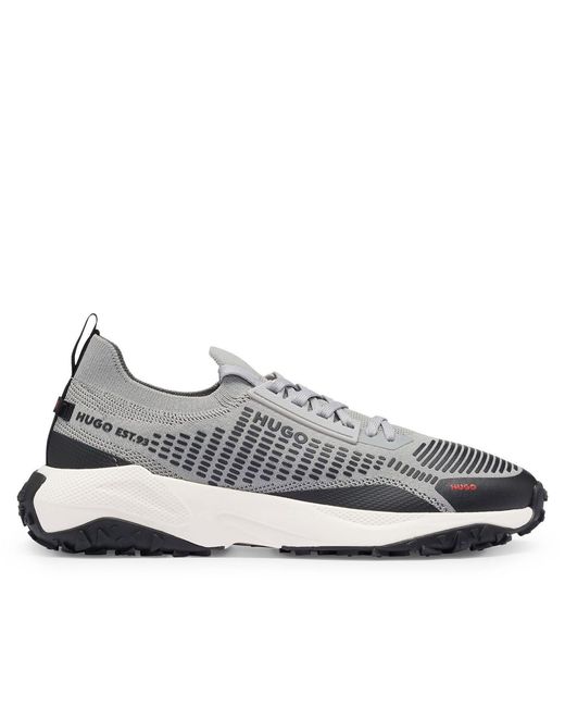 HUGO Gray Go1St Trainers for men