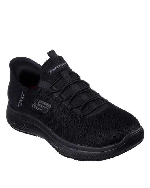 Skechers Black Summits Sr Enslee Work Shoes
