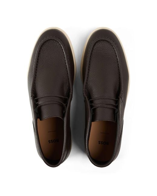 Boss Brown Sienne Desb Chukka Boots for men