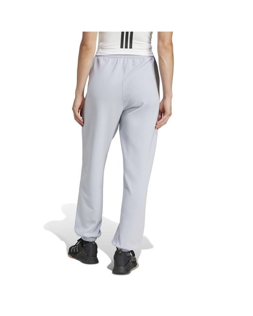 Adidas Gray D4T Knitted Open Hem Tracksuit Joggers
