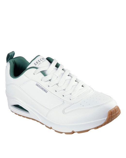 Skechers White Uno Stand On Air Trainers for men