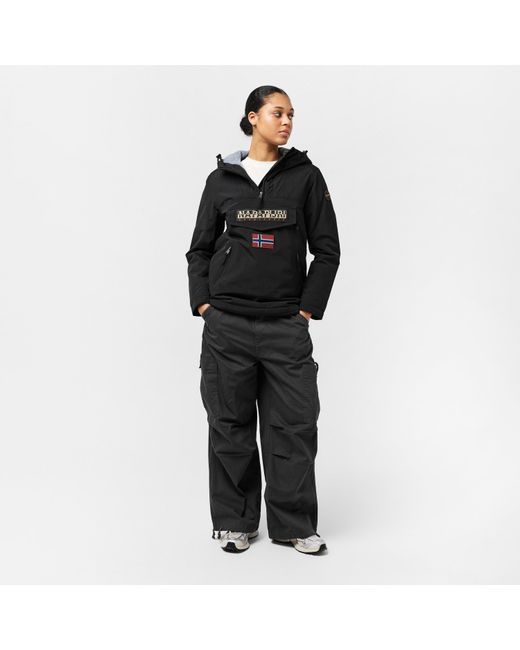 Napapijri Black Rainforest Waterproof Winter Rain Anorak
