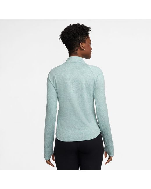 Nike Blue Swift 1/4-Zip Running Top