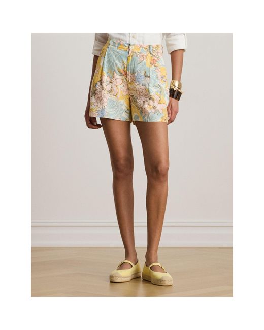 Ralph Lauren Yellow Tailored Shorts