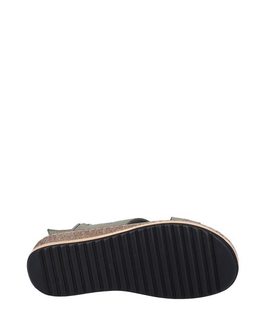 Hush Puppies Green Elena Cross Over Wedge Sandal