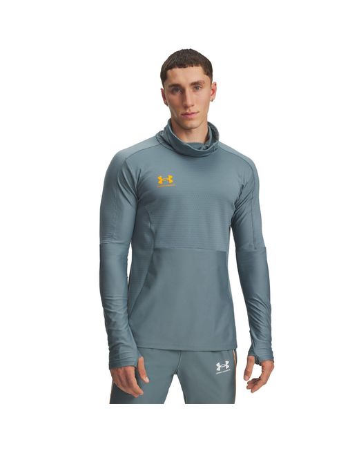 Under Armour Blue Challenger Pro Long-Sleeve Baselayer Top for men