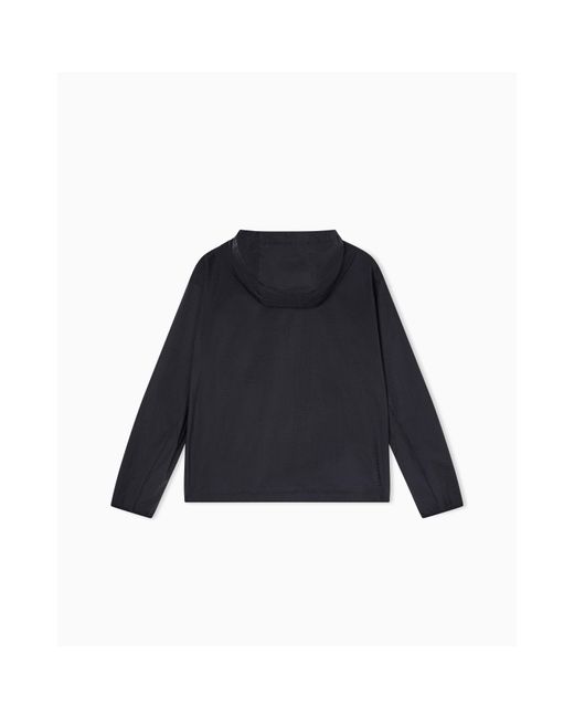 Emporio Armani Black Blouson Rain Anorak for men
