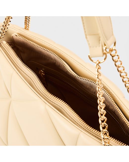 Love Moschino Natural Lm Quilt Tote Ld61