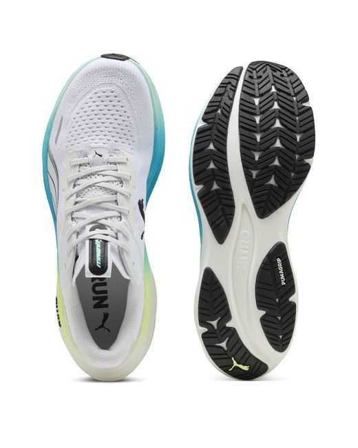 PUMA White Magnify Nitro 3 Everyday Neutral Road Running Shoes for men