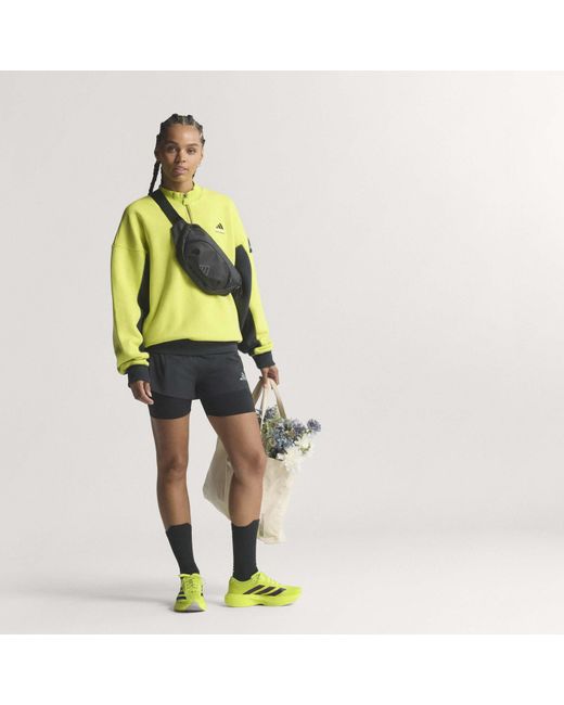 Adidas Yellow Adidas Adizero Evo Sl Woven Sneaker