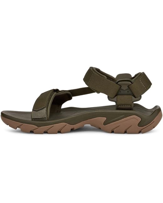 Teva Brown Terra Fi 5 Walking Sandal for men
