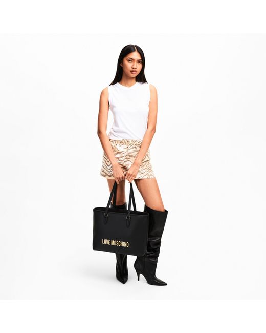 Love Moschino Black Lm Love Ew Tote Ld61