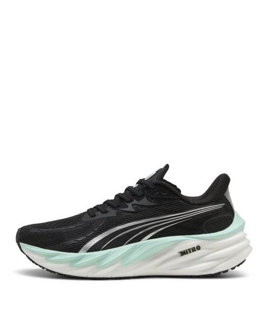 PUMA Black Velocity Nitro 4 Everyday Neutral Road Running Shoes