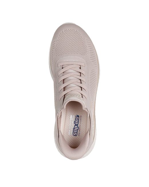 Skechers Gray Engineered Knitted Bungee Slip-On Runners