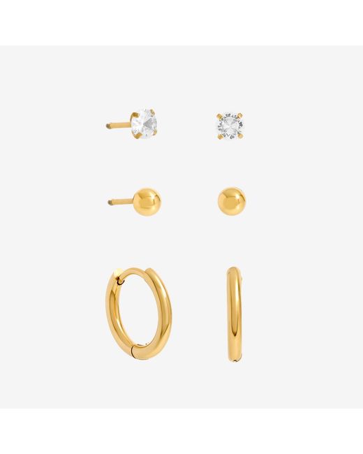 Jon Richard Metallic Plated Waterproof Basic Earrings