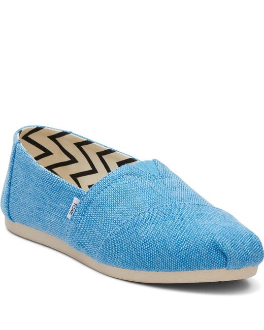 TOMS Blue Alpargata Classic Espadrilles Size 5.5