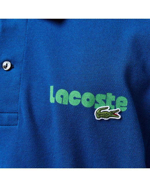 Lacoste Blue Logo Polo Shirt for men