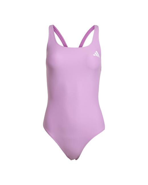 Adidas Purple Ess One Piece Swimsuit