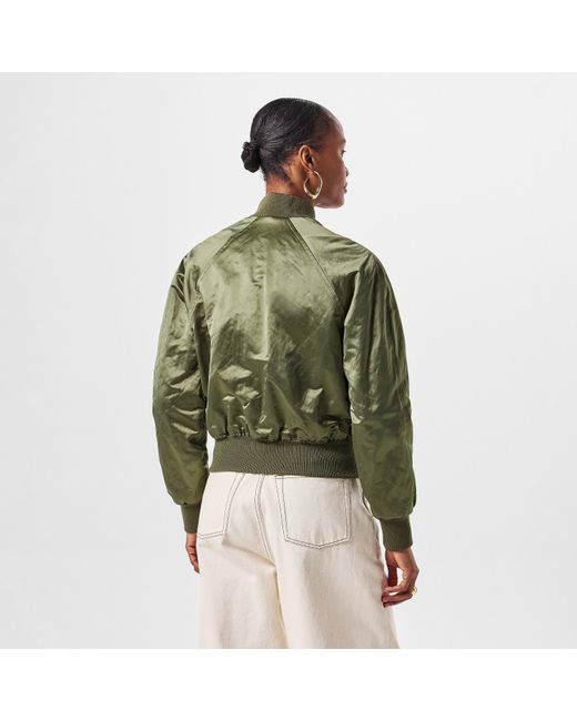 AMI Green De Coeur Bomber Jacket