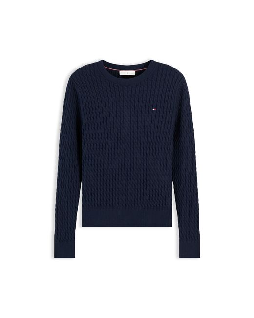 Tommy Hilfiger Blue Tommy Cocbl Fne Knit Ld64