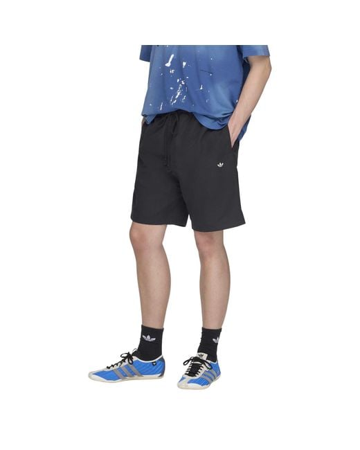 Adidas Blue Fleece Shorts for men