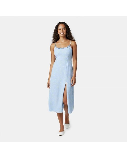 Jack Wills Blue Midi Tea Dress