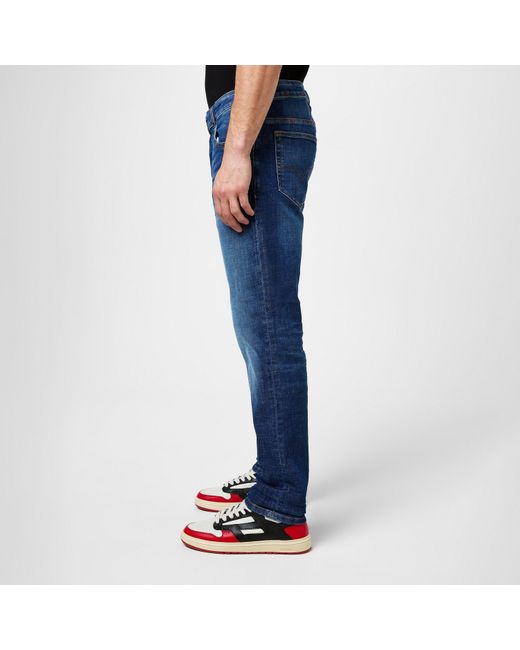DIESEL Blue D Yennox Tapered Jeans for men